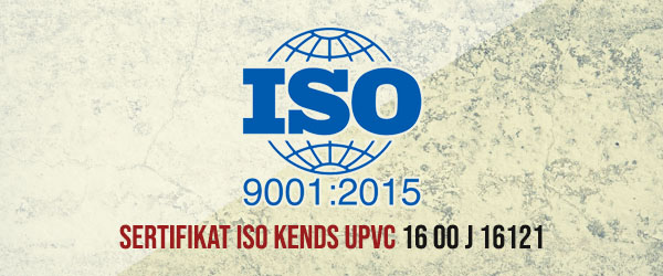 Sertifikat ISO KENDS UPVC